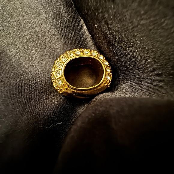 GODIVA Charm Bedazzled with CZ NOT A RING (Looks Vintage) - Picture 5 of 10